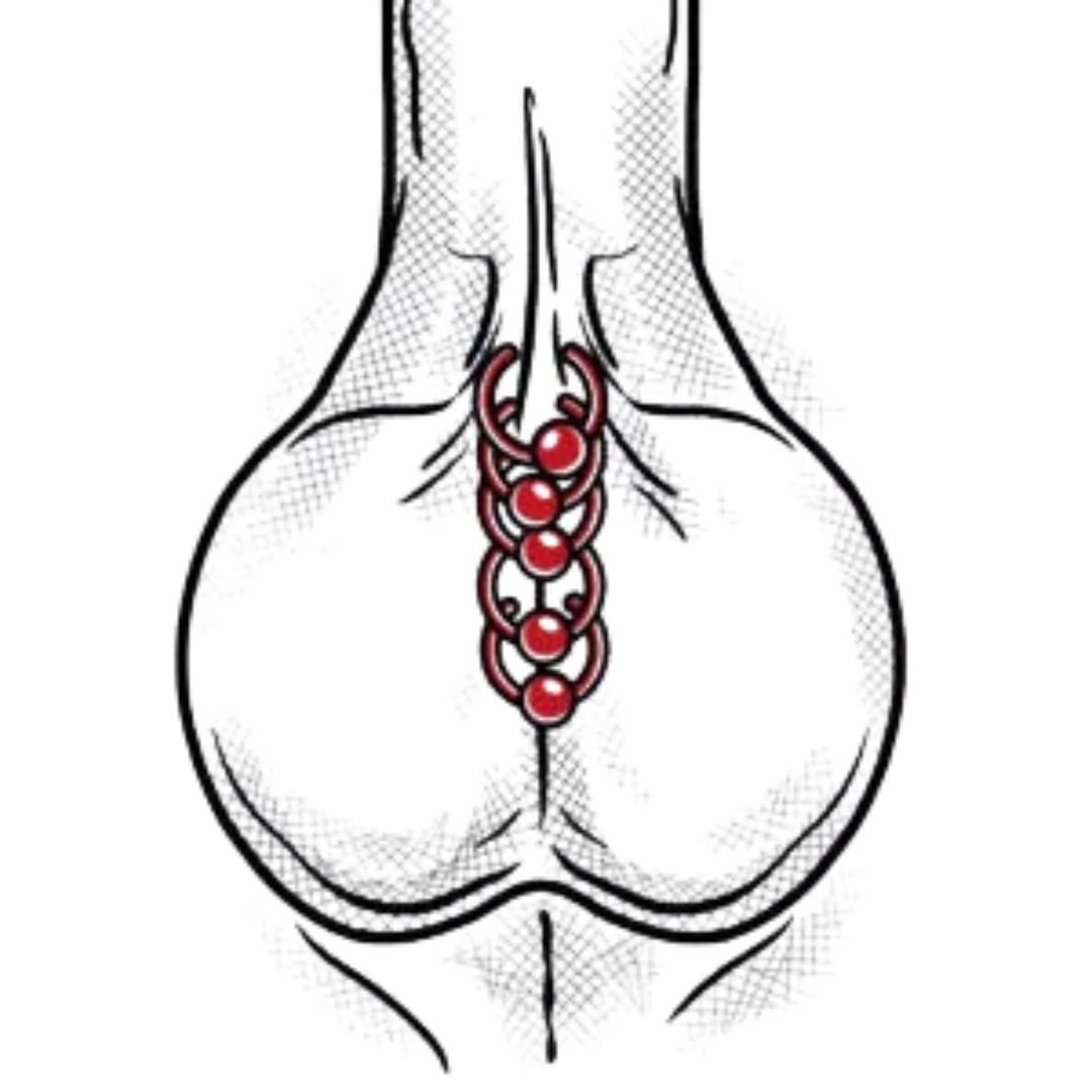 Scrotal Ladder Piercing