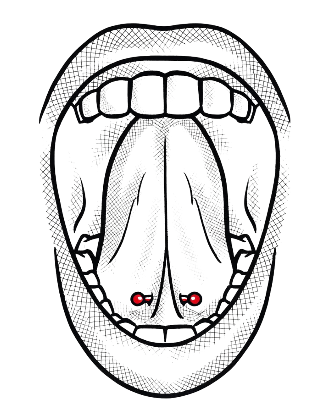 Zungenbändchen Piercing