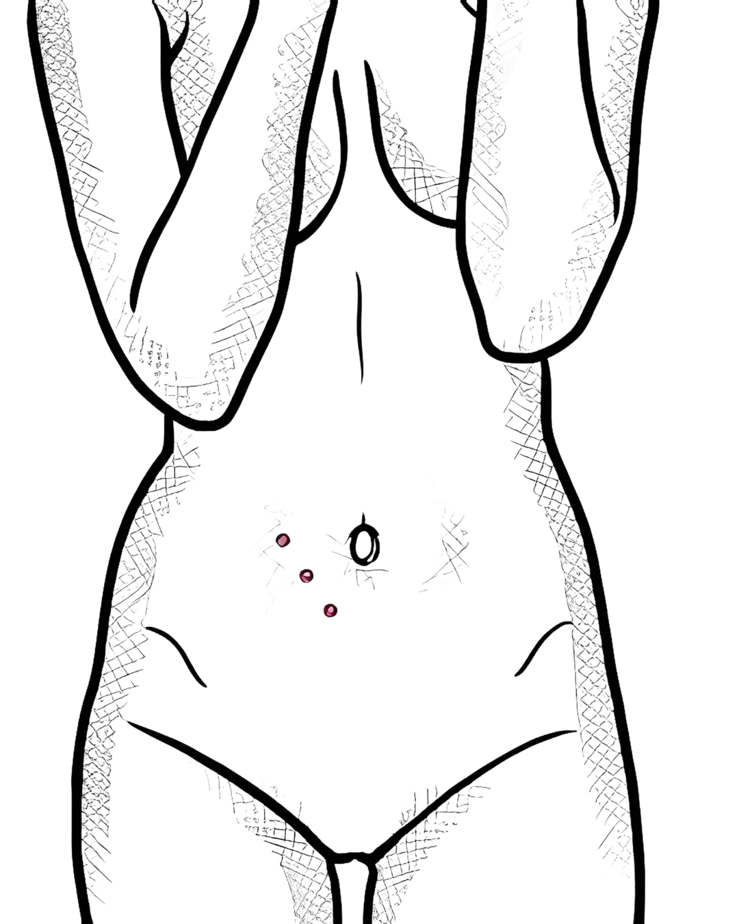 Dermal Anchor (Bauch)